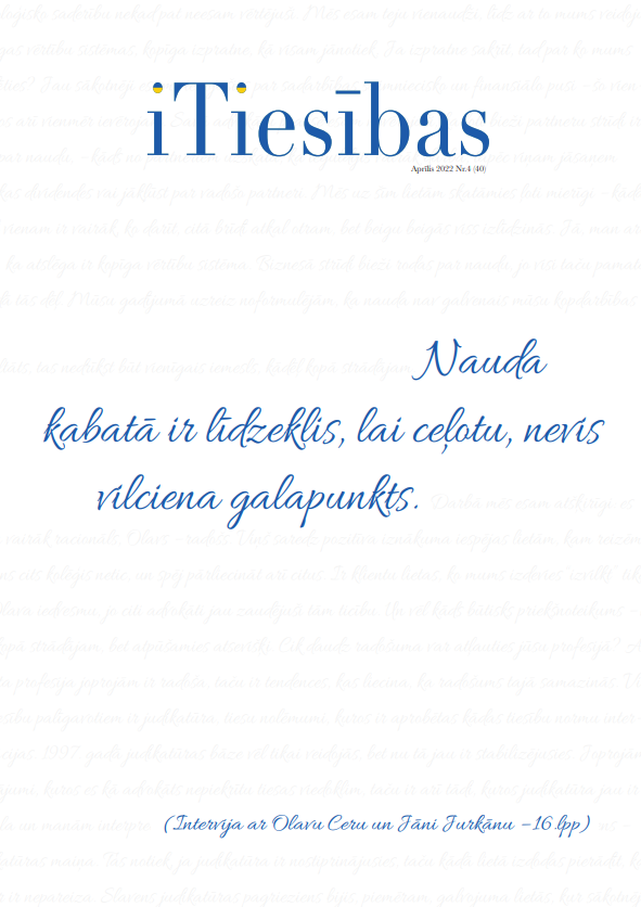 iTiesības aprīlis 2022